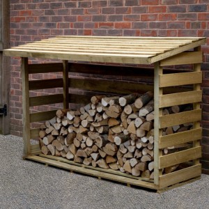 Large Pent Log Store